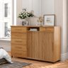 Cômoda Grande Organizadora 176cm Max New Lukaliam Freijo Ripado - 6