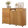 Cômoda Grande Organizadora 176cm Max New Lukaliam Freijo Ripado - 1