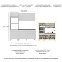 Ver imagem 4 de Armário de Cozinha Compacta 3 peças MP3694.891 Veneza Multimóveis Branco