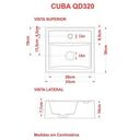 Ver imagem 5 de Kit Cuba Q32 com Válvula Click Botão Compace