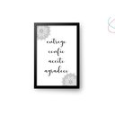 Ver imagem 1 de Quadro Decorativo Entrego Confio Aceito Agradeço Hooponopono:preta