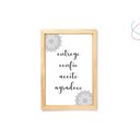 Ver imagem 4 de Quadro Decorativo Entrego Confio Aceito Agradeço Hooponopono:preta