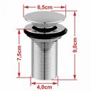 Ver imagem 6 de Kit Cuba Q32 com Válvula Click 1 1/2 Compace