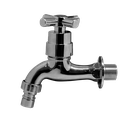 Ver imagem 5 de Torneira Parede Tanque 1/4 Prata Plástico Abs Gold Sand