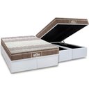 Ver imagem 1 de Cama Box Baú Queen: Colchão Espuma D33 Probel / EP Guarda Costas PróIntense Plus + Base CRC