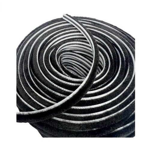 Escova de Vedação Alum Janela Porta Perfis 7,5x6 Preta-50MTS