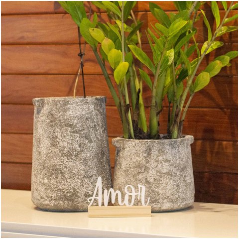 Escultura de Mesa Amor Branco