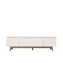 Ver imagem 4 de Rack para Tv até 75 Polegadas Flynt 1.8 (185cm) - Off White Fosco/natural