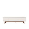 Rack para Tv até 75 Polegadas Flynt 1.8 (185cm) - Off White Fosco/natural - 4