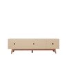 Rack para Tv até 75 Polegadas Flynt 1.8 (185cm) - Off White Fosco/natural - 7