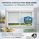 Ver imagem 2 de Janela de Correr PVC Branco Veneziana Integrada Automática Anti Ruído Itec - 120x150