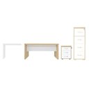 Ver imagem 1 de Jogo Escritório Completo Maidstone Carvalho Branco