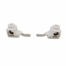 Conector, Cobre, Tipo Genérico Modelo Lateral Curto, 6-25mm² 80a 500v, Cor Branco, (pcte 10un) Decor - 1