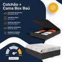 Ver imagem 6 de Cama Box Baú com Colchão Ortopédico de Espuma D33 a Vácuo Sonno Full - Lucas Home - Queen