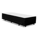 Ver imagem 3 de Base para Cama Box Solteiro 3 em 1 com Baú e Cama Auxiliar Preta