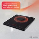 Ver imagem 6 de Cooktop de Indução Hq 1 Boca Portátil 2000w Preto Hq-ids2001p 220v