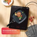 Ver mais imagens de Cooktop de Indução Hq 1 Boca Portátil 2000w Preto Hq-ids2001p 220v