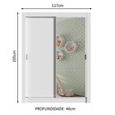 Ver imagem 4 de Guarda-Roupa Infantil Madesa Bento 2 Portas de Correr com Espelho 2 Gavetas Branco Cor:Branco