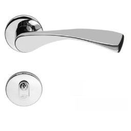 Fechadura Qattro Externa Acabamento Cromado - 1