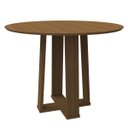 Ver imagem 3 de Mesa Redonda 4 lugares Sem Vidro de 120cm Sem Cadeiras Le Mans - ÉdeCasaMóveis