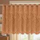 Ver imagem 7 de Cortina Renda Cascata Bando Reta Veneza Cozinha 0,60x3,00:Tulipa Capuccino