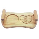 Ver imagem 1 de Kit 2 Bandejas Lar Doce Lar Pinus C/ Espaço P/ Servir