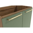 Ver imagem 4 de Balcão de Cozinha Botanic M623 C- 2 Portas S-tampo 80cm Nogueira-verde Oliva - Kappesberg