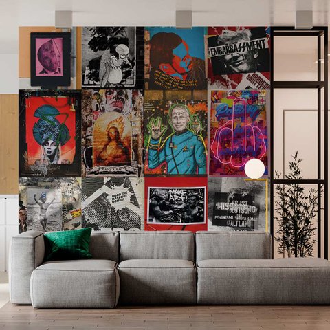 Kit de Cartazes Lambe Lambe Adesivo Urban 3