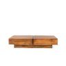 Mesa de Centro em Madeira com Acabamento Natural Liso - 9