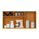 Ver imagem 4 de Armário Aéreo 120cm 02 Portas Ravena Nicho com Adega Poliman