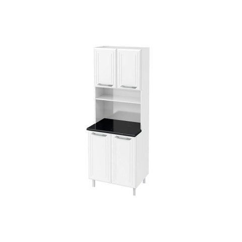 Cozinha Compacta Telasul Aço Topazio 4 Portas 70cm Branco