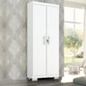 Multiuso 2 Portas com Fechadura 100% MDF Íris Acp Móveis Branco - 1