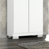Multiuso 2 Portas com Fechadura 100% MDF Íris Acp Móveis Branco - 4