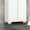 Ver imagem 4 de Multiuso 2 Portas com Fechadura 100% MDF Íris Acp Móveis Branco