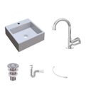 Ver imagem 2 de Kit Cuba Q355 Torneira C50 Válvula 1 Polegada Abs Sifão Pvc Flexível Compace