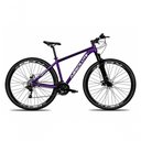 Ver imagem 1 de Bicicleta Nero 6 Mountain Bike Aro 29 Quadro Alumínio 21 Marchas Freio a Disco Absolute Roxo
