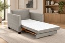 Ver imagem 4 de Sofá Cama Solteiro 100 cm Linho Fusion Yescasa