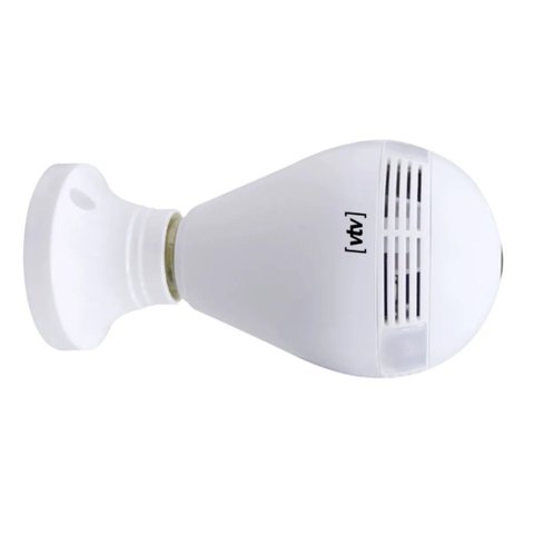 Camera de Segurança Wifi Ip Lampada Espia Vtv Digital