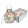 Kit Avental Multiuso Estampado Impermeável + Capa de Microoondas Estampada Impermeável - Bakery - 1
