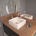 Ver imagem 1 de Kit Cuba Q355 com Torneira 1198 Metal e Válvula Click 1"b e Sifão Cromado e Flexível Compace