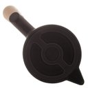 Ver imagem 2 de Garrafa Térmica de Café Nórdica com Cabo de Madeira 1 Litro Botão Click Fosco - Preto