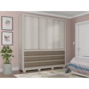 Ver imagem 2 de Guarda-Roupa Bartira Arezzo com 3 Portas e 9 Gavetas