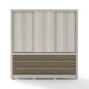 Ver imagem 1 de Guarda-Roupa Bartira Arezzo com 3 Portas e 9 Gavetas