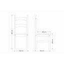 Ver imagem 7 de Conjunto Sala de Jantar Mesa 100x80 Cm 4 Cadeiras Madeira Marin Brasil