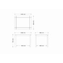 Ver imagem 6 de Conjunto Sala de Jantar Mesa 100x80 Cm 4 Cadeiras Madeira Marin Brasil