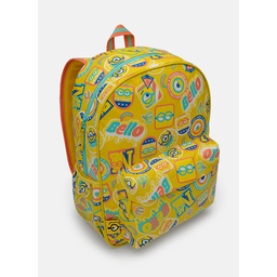 Mochila Puket sem Rodinha Minions:amarelo/un - 2