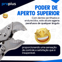 Ver imagem 3 de Alicate De Pressão 10 Polegadas Mordente Curvo Profissional Ferramenta Original Multifuncional Aço A
