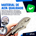 Ver imagem 6 de Alicate De Pressão 10 Polegadas Mordente Curvo Profissional Ferramenta Original Multifuncional Aço A