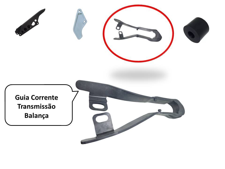 Kit Protetor Guia Capa Corrente Transmissão Bros 125 150 160 - 3