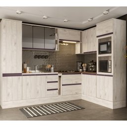 Cozinha Modulada 12 Peças Canto Reto Premium - Arte Cas - 1